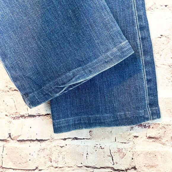 Tory Burch Classic Bootcut Jeans Denim Medium Wash Low Rise Size 25 Waist - Picture 4 of 10